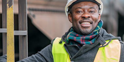 Demolition Worker Smiling